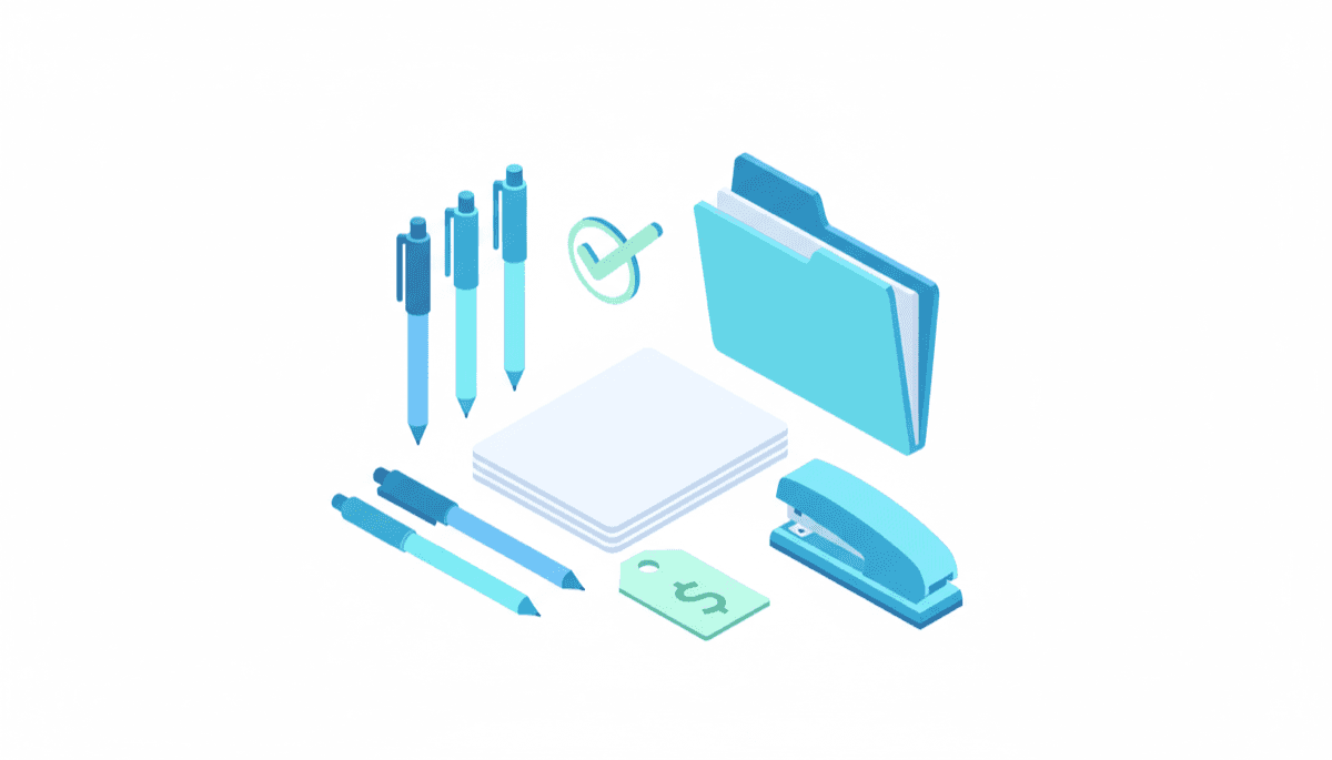 Illustration for whether office supplies is tax deductible