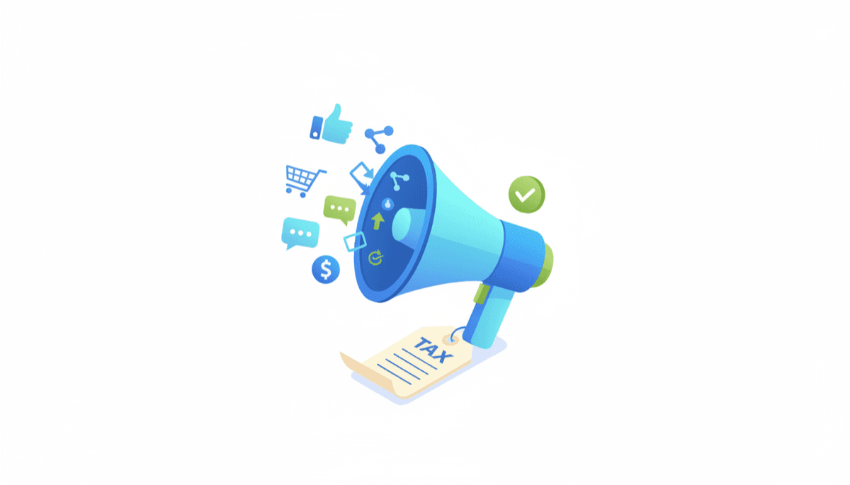 Illustration for whether advertising and marketing is tax deductible