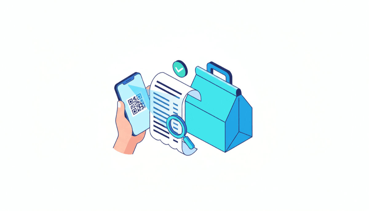 Illustration of finding and saving your DoorDash receipt