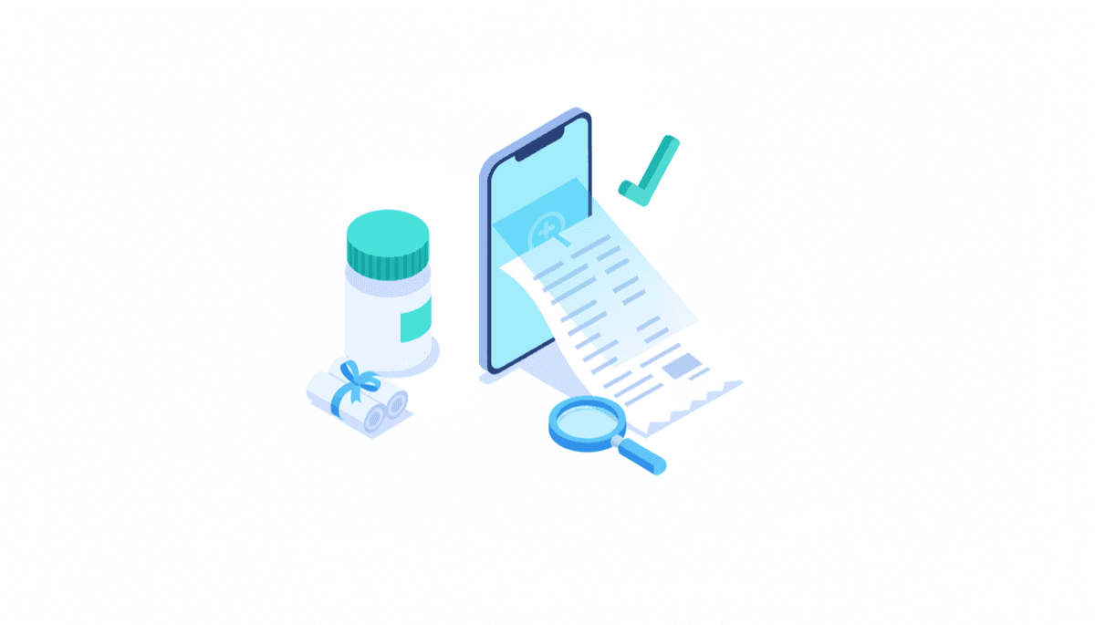 Illustration of finding and saving your Walgreens receipt